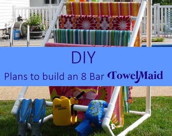 DIY Plans for 8 Bar TowelMaid -READ LISTING!