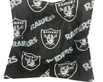 Raiders NFL Bowl Cozy Handcrafted Microwavable Cotton Bowl Holder