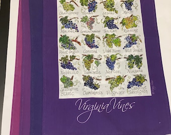 Virginia Vines Tea Towel