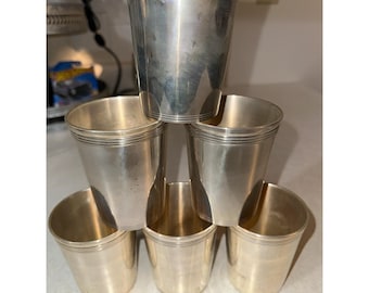 Silver Plate Mint Julio Cups Made In India (6)