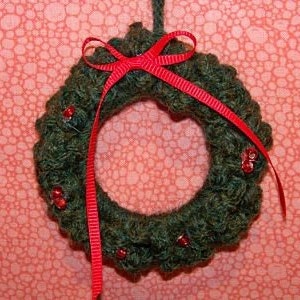 Crochet Wreath Ornament
