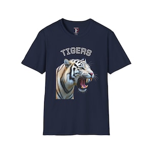 Tiger Unisex T-Shirt, College Spirit Wear, Team Apparel, Casual Comfortable Tee, Game Day, HBCU Football
