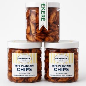 Crispy Plantain Chips - Vegan & Gluten-Free Snack -Tropical Gourmet Crunch