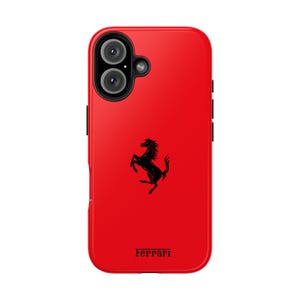 Custodie resistenti per telefono ispirate alla Ferrari / Cover durevole per cellulare, regalo per automobili, accessorio per appassionati di corse, solo 20 pezzi di produzione speciale