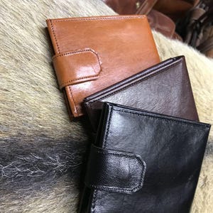 handmade leather wallet gift for him