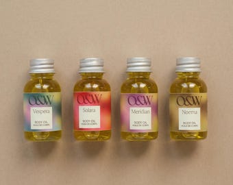 Body Oil Gift Set — 4 Scents  | Handmade Canada