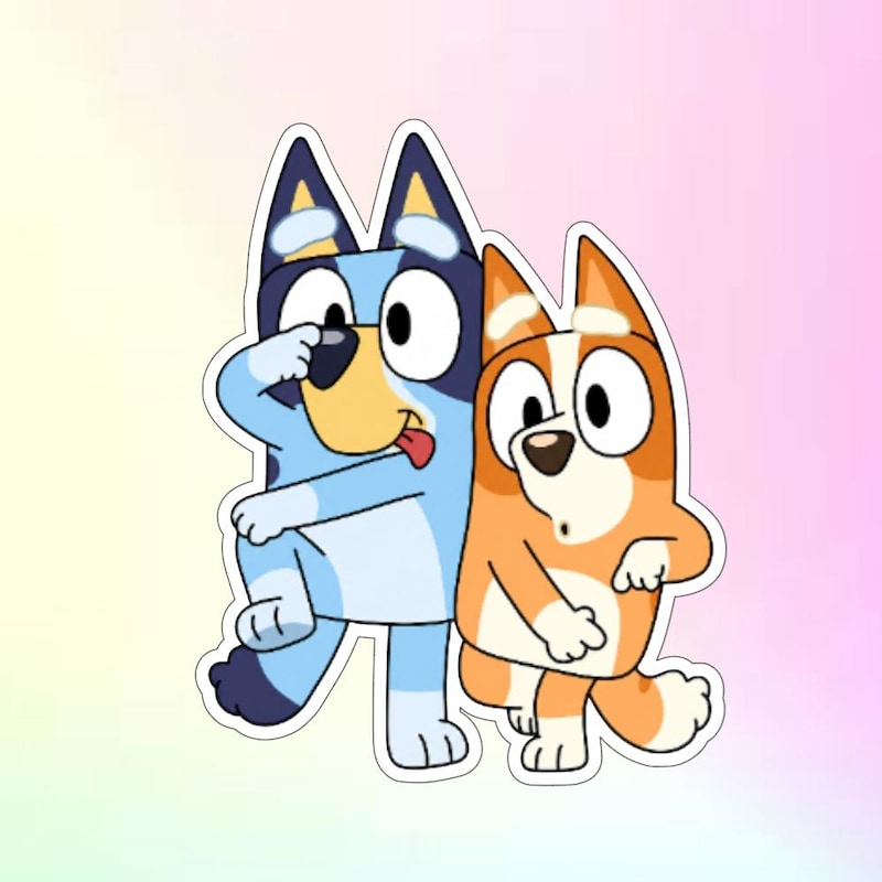 Bluey Stickers - Etsy