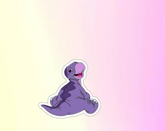 Land Before Time Baby Little Foot Vinyl Sticker, Waterproof, Water Bottle Decal