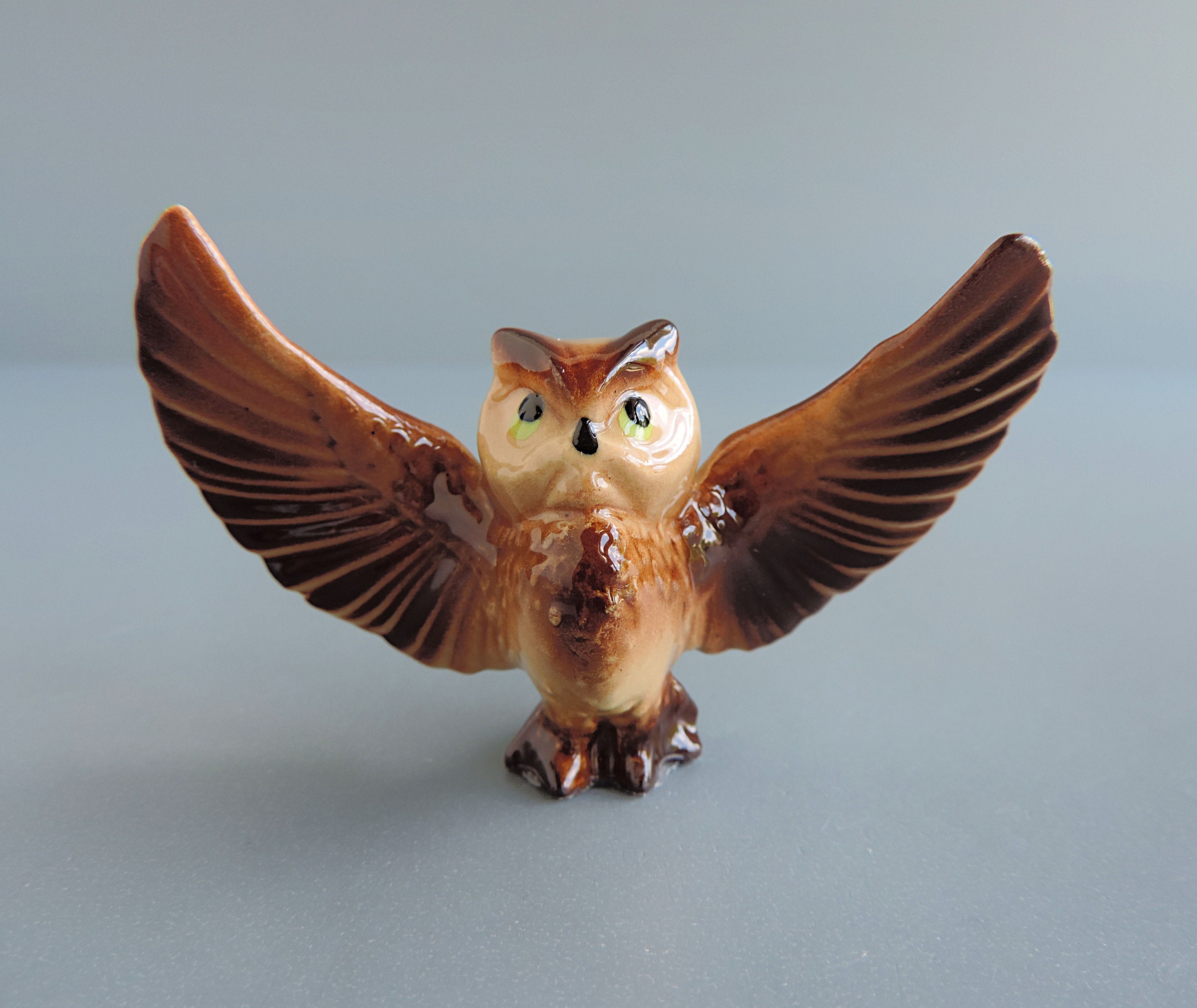 Vintage Hagen-Renaker Miniature Papa Owl Figurine, A-154