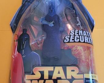 Star Wars Revenge of The Sith Blue Royal Guard Action Figure - (Senate Security), Collectable. Hasbro