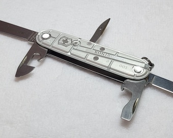 Pre-owned Swiss Army Knife Victorinox Spartan Translucent Tech Pocketknife Collectable Multitool Swiss Army
