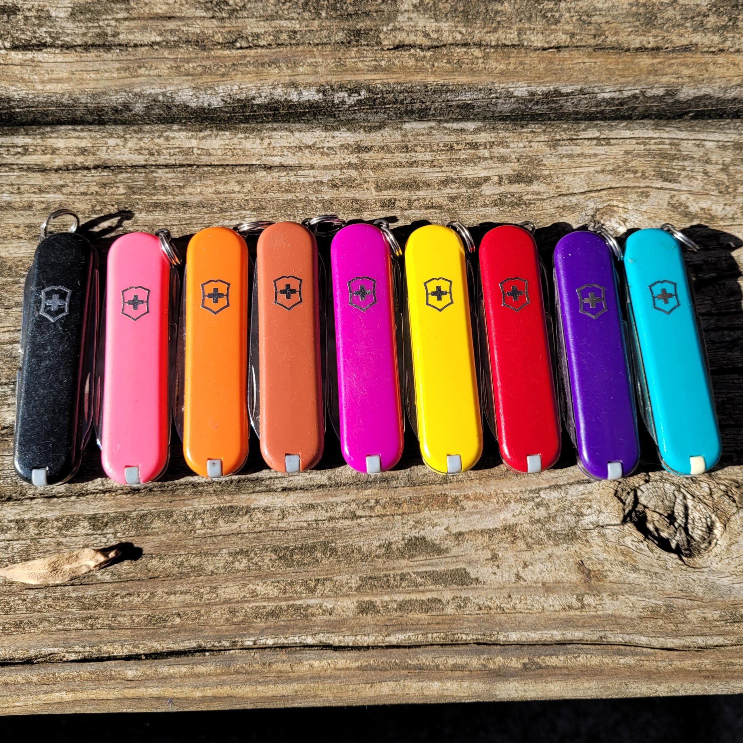 Vctornox 58 Mm Classc SD Colors Set Scales, Cover, Handles, Grps