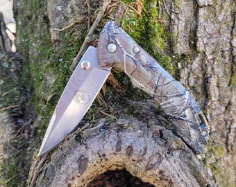 Gebrauchtes Buck 284 Bantam BBW Einschlagmesser, RealTree Camo, Lockback