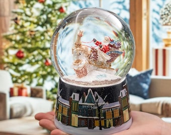 Musical Rotating Snow Globe: Santa Claus is Coming to Town