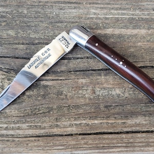 Pre-owned Laguiole GOR Pocket Knife: Sandvik Steel, Handmade in France
