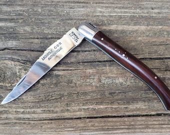 Pre-owned Laguiole GOR Pocket Knife: Sandvik Steel, Handmade in France