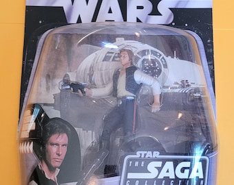 Star Wars The Saga Collection  #035 Han Solo Hasbro Brand Collectible