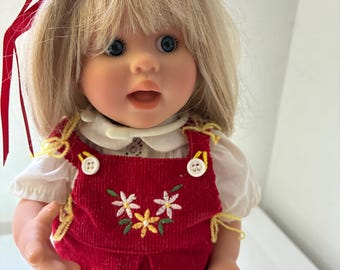 Vintage Masterpiece Doll by Monika Levenig, Porcelain Ethnic Doll