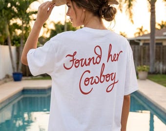 Found Her Cowboy tshirt, Bride Era Shirt, Bachelorette Outfit Tee, Nashville Bach Shirt, Future Mrs Tee, Cowgirl Bride