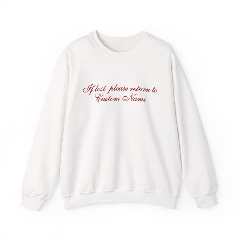 If Lost Please Return To Sweatshirt, Bachelorette Bride Crewneck, Bach Weekend Outfit, Custom Bridal Sweatshirt image 4