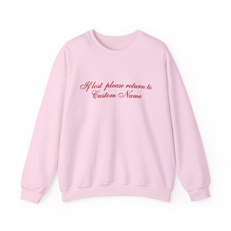If Lost Please Return To Sweatshirt, Bachelorette Bride Crewneck, Bach Weekend Outfit, Custom Bridal Sweatshirt image 5