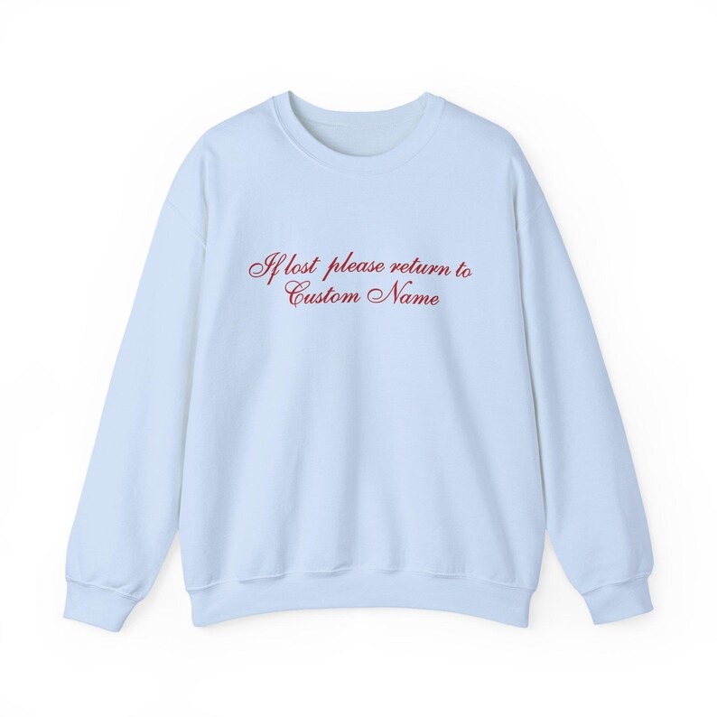 If Lost Please Return To Sweatshirt, Bachelorette Bride Crewneck, Bach Weekend Outfit, Custom Bridal Sweatshirt image 7