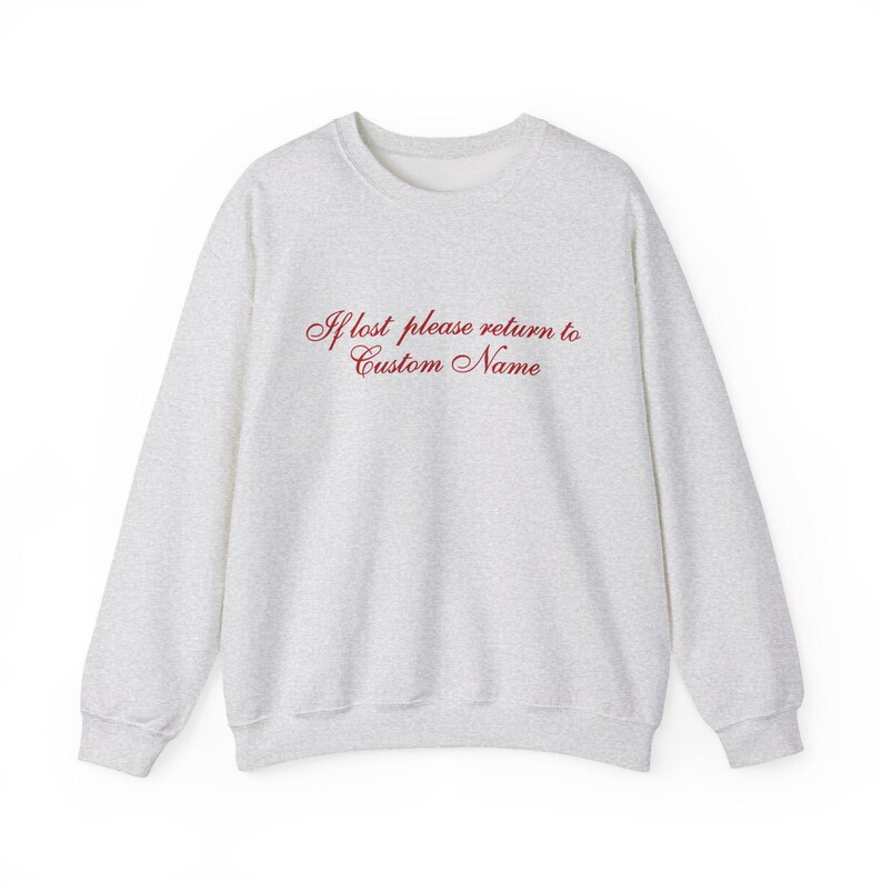 If Lost Please Return To Sweatshirt, Bachelorette Bride Crewneck, Bach Weekend Outfit, Custom Bridal Sweatshirt image 6