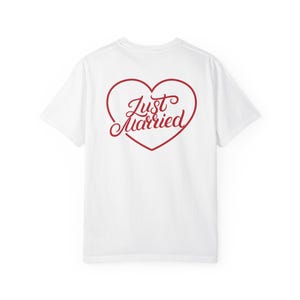 Just Married tshirt, Newlywed Shirt, Honeymoon Outfit, Wedding After Party Shirt, Mr and Mrs Tshirts, Matching Couple Tee, Wife Era Top image 6