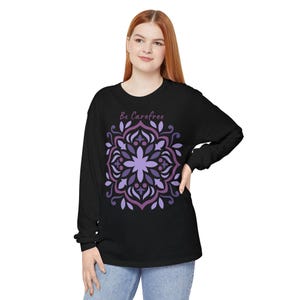 Comfort Colors, Women&#39;s Long Sleeve T-shirt, Go Braless, Pajama Top, Loungewear