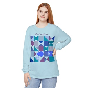 Comfort Colors, Women&#39;s Long Sleeve T-shirt, Bra Free, No Bra, Pajama Top, Loungewear