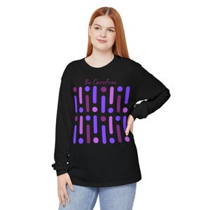 Essential 3 Way Tee, Comfort Colors, Women&#39;s Long Sleeve Braless T-Shirt, Pajama Top, Loungewear