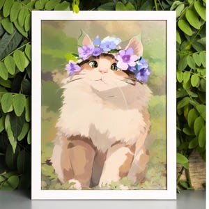 Manga Cartoon Custom Pet Portrait, Funny Pet Portrait from Photo, Pet Japanese Anime Portrait, Pet Memorial Gift, Personalized Pet Gifts