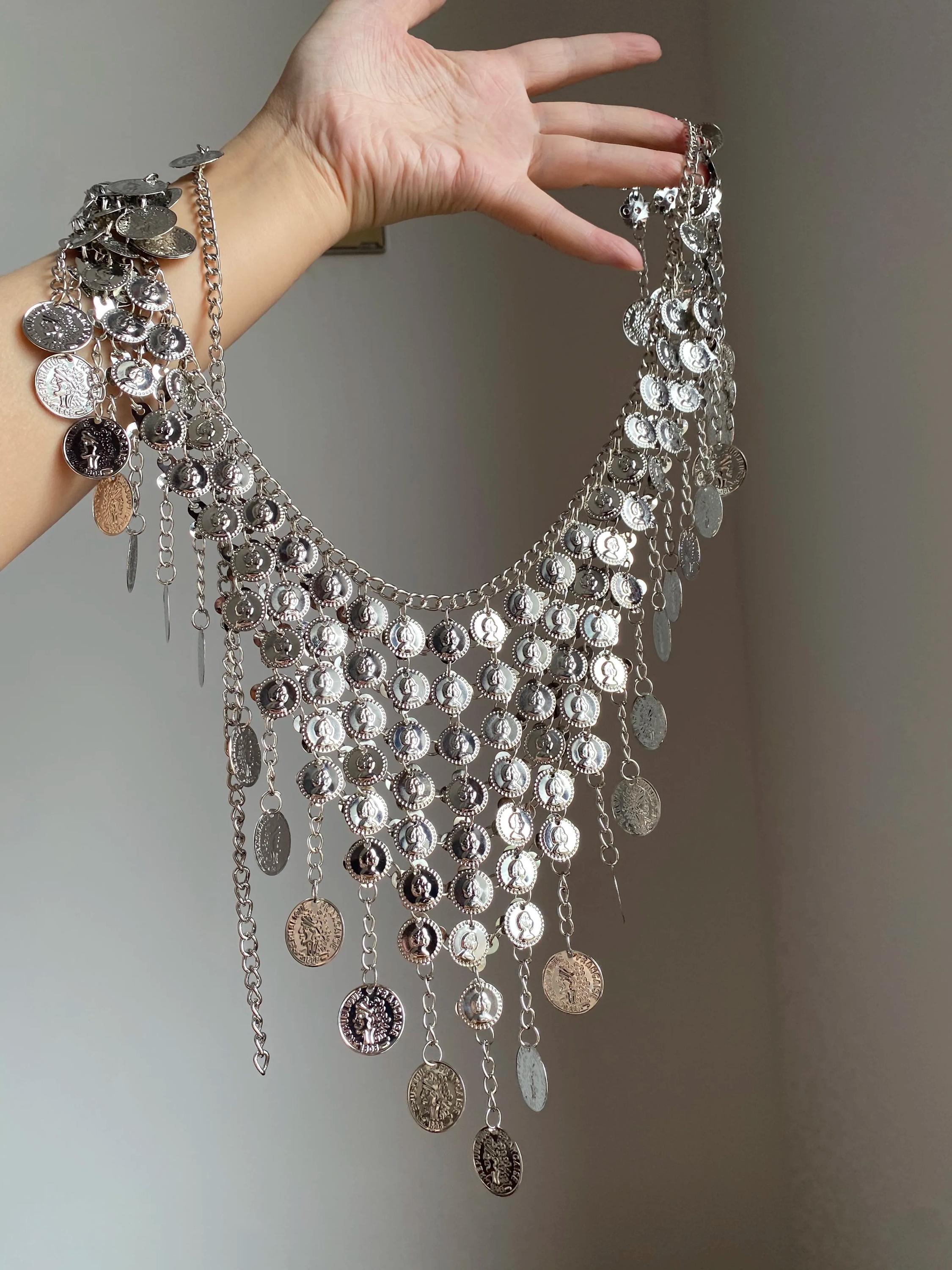 Silver Gypsy Belt - Etsy