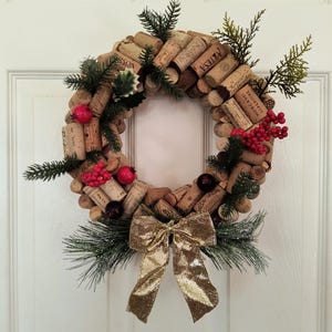 Wine Cork Wreath