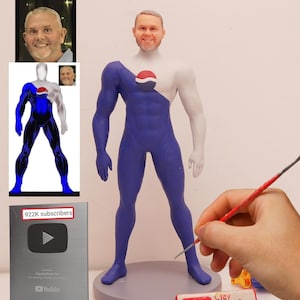 Custom Clay Action Figure: Personalized Bobblehead Gift