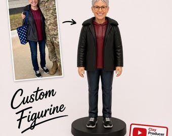 Custom Clay Figurine: Personalized 3D Sculpture from Photo