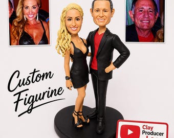 Custom 3D Bobblehead, Personalized Action Figure, Couple figurine, 3D custom cake toppers