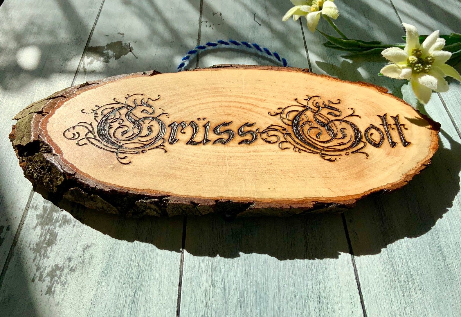 German Sign German Gifts Gruss Got German Wall Etsy