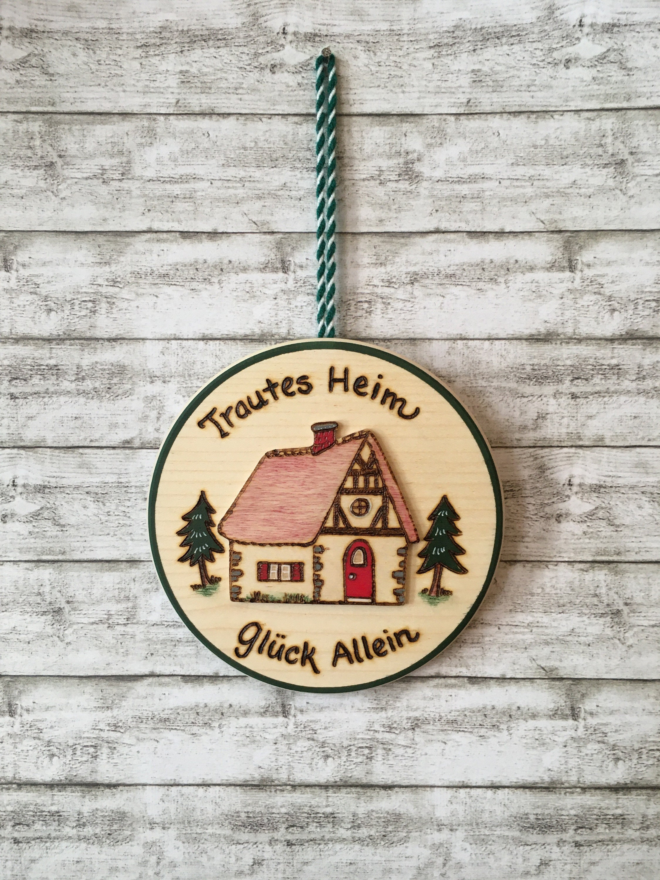 Home Sweet Home in German German Gifts Trautes Heim Glück Etsy