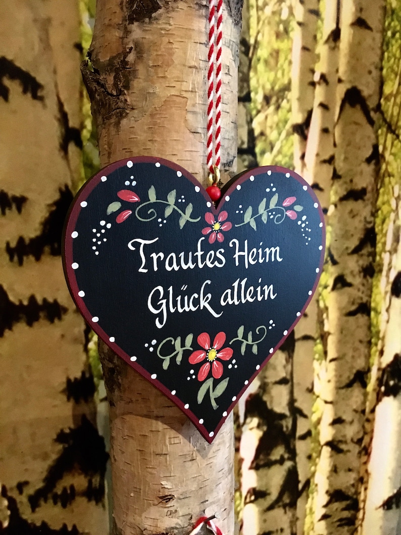 Home Sweet Home in German, Trautes Heim, German Gifts, German Wall ...