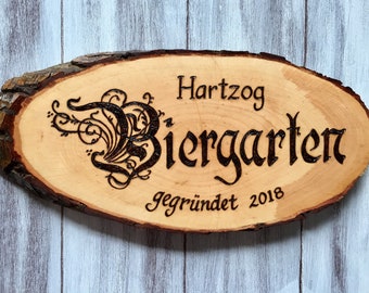 Personalized Biergarten Sign, Beer Garden Sign, personalized Biergarten sign gift for dad, German Sign, German Gifts, Sign Gift for Him