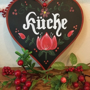 German Kitchen Decor, Küche Sign, Bavarian Kitchen Sign, German Gifts, German Sign