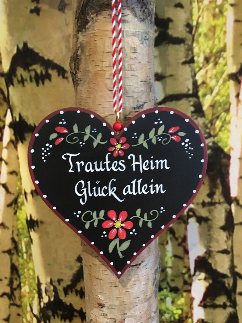 Home Sweet Home in German, Trautes Heim, German Gifts, German Wall ...