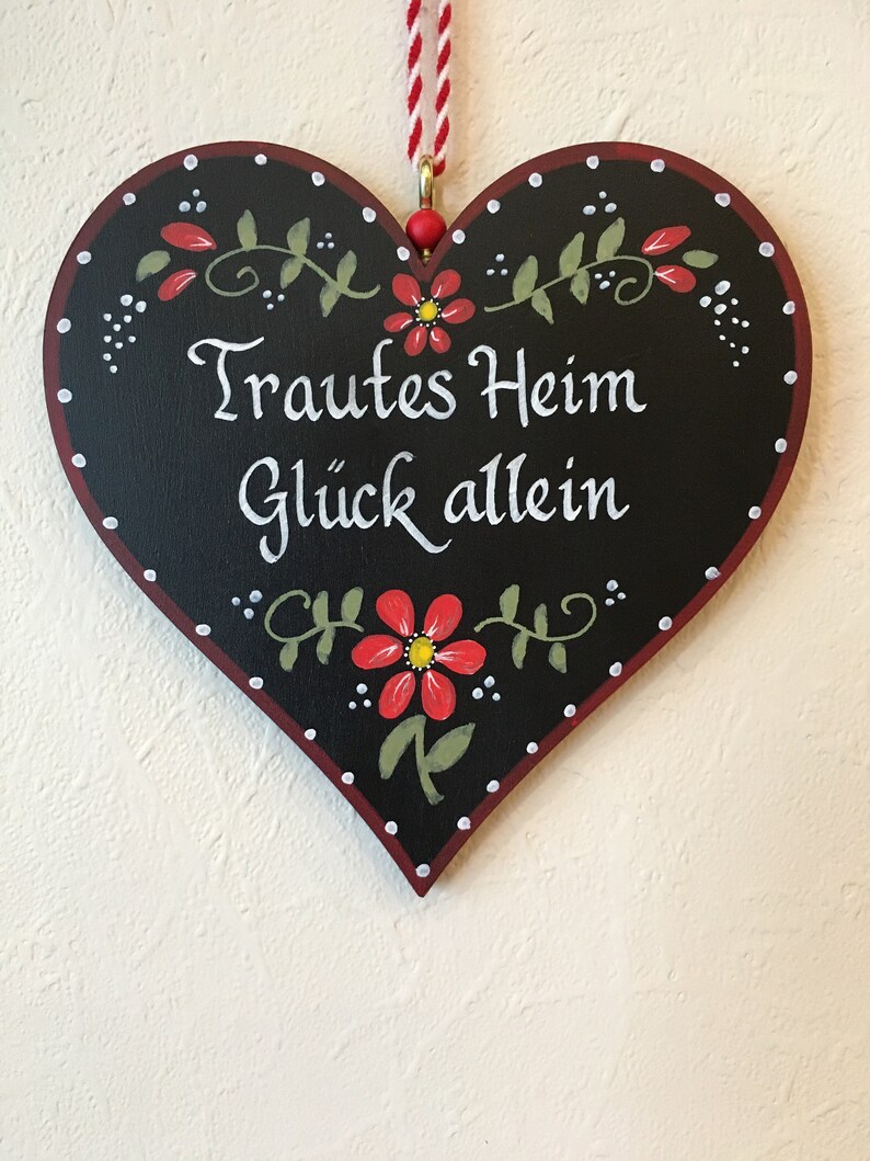 Home Sweet Home in German, Trautes Heim, German Gifts, German Wall ...