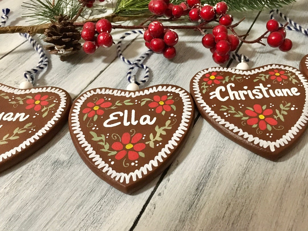 German Christmas Ornaments Frohe Weihnacht Bavarian Gifts - Etsy ...