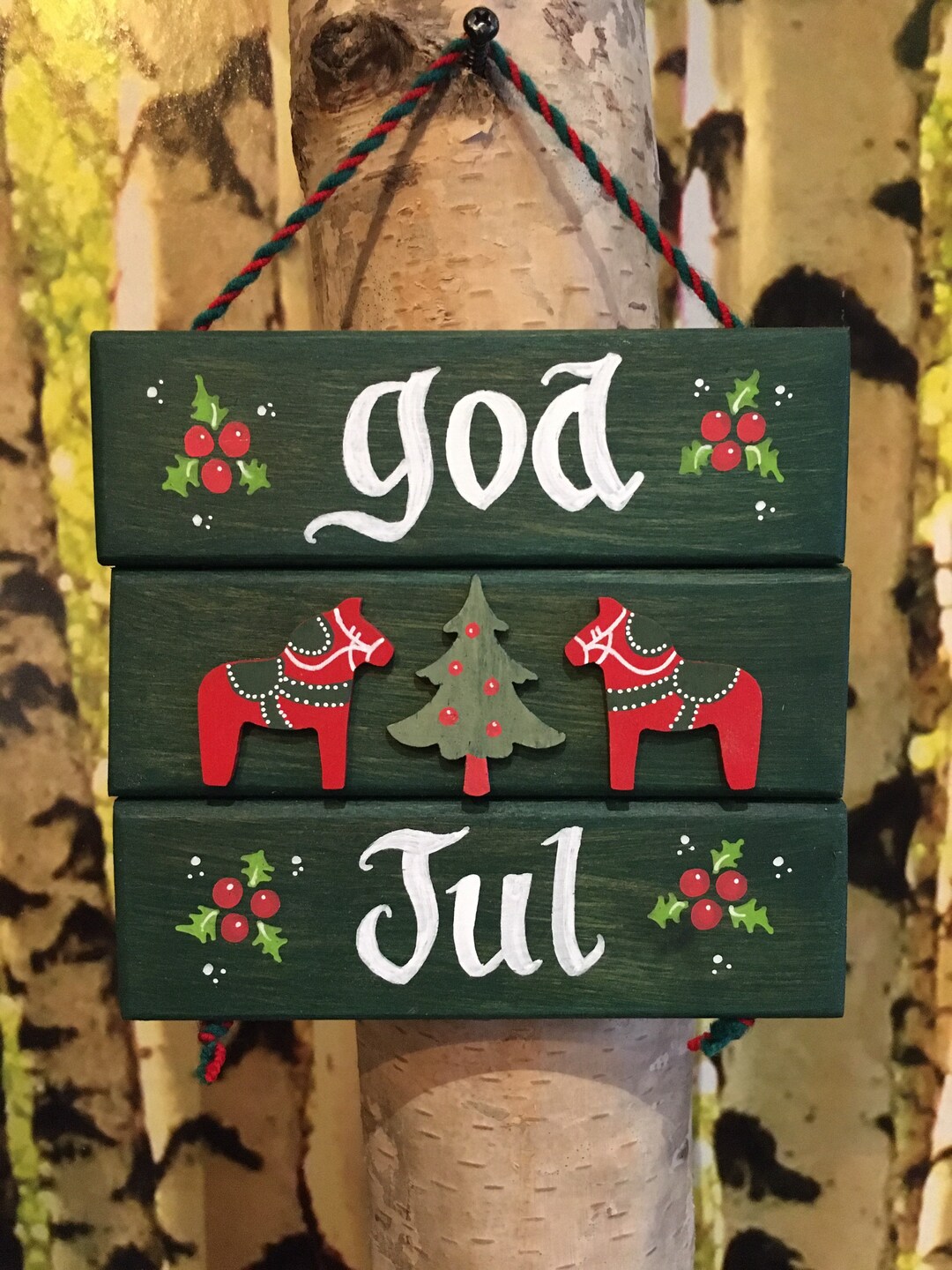 Sweden Christmas, Dala Horse, Swedish Christmas Decorations, God Jul ...