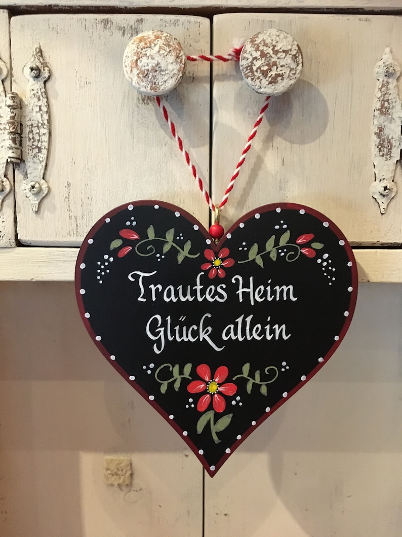Home Sweet Home in German, Trautes Heim, German Gifts, German Wall ...