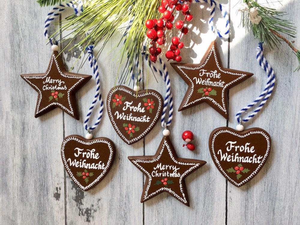 Edeka Christmas Ad 2022 German Christmas Ornaments Gingerbread German Ornaments | Etsy Norway