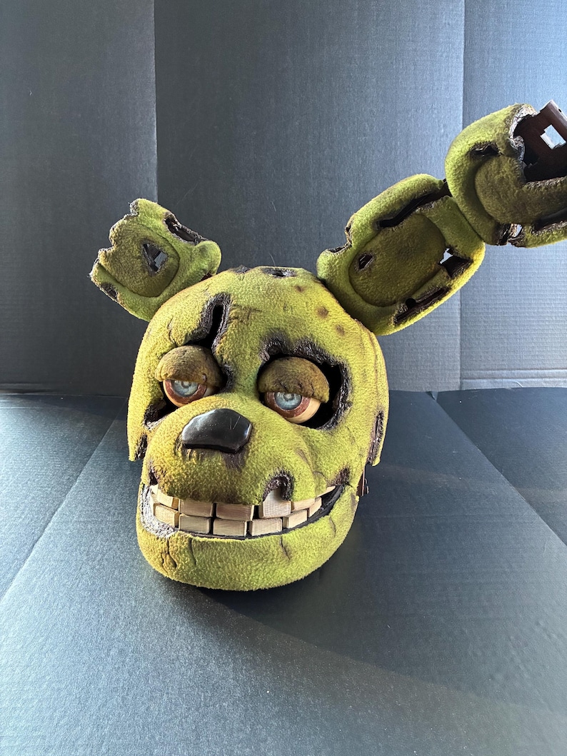 Springtrap FNAF Cosplay Head With See Through Mesh Eyes - Etsy