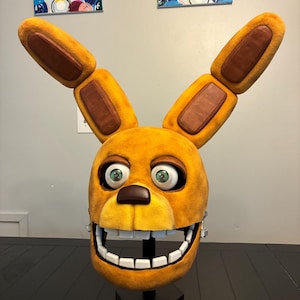 Game Spring Bonnie Cosplay Head with Stand